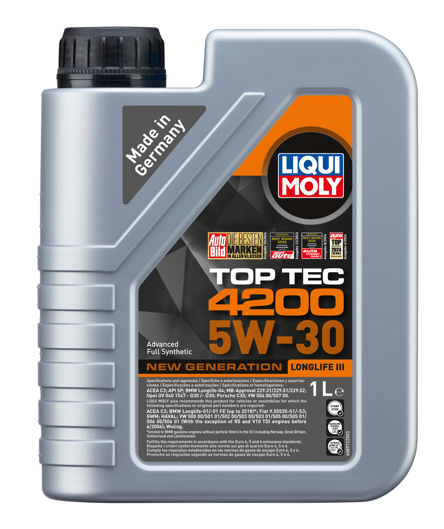 LIQUI MOLY TOP TEC 4200 5W-30 NEW GENERATION ENGINE OIL