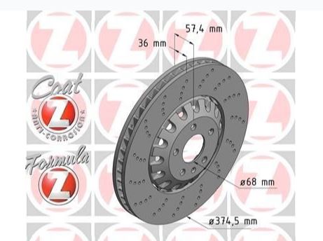 AUDI RS4 B9 FRONT AND REAR BRAKE DISCS, PADS SET