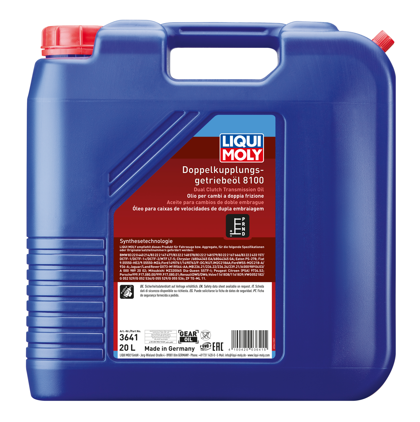 LIQUI MOLY DUAL CLUTCH TRANSMISSION OIL 8100