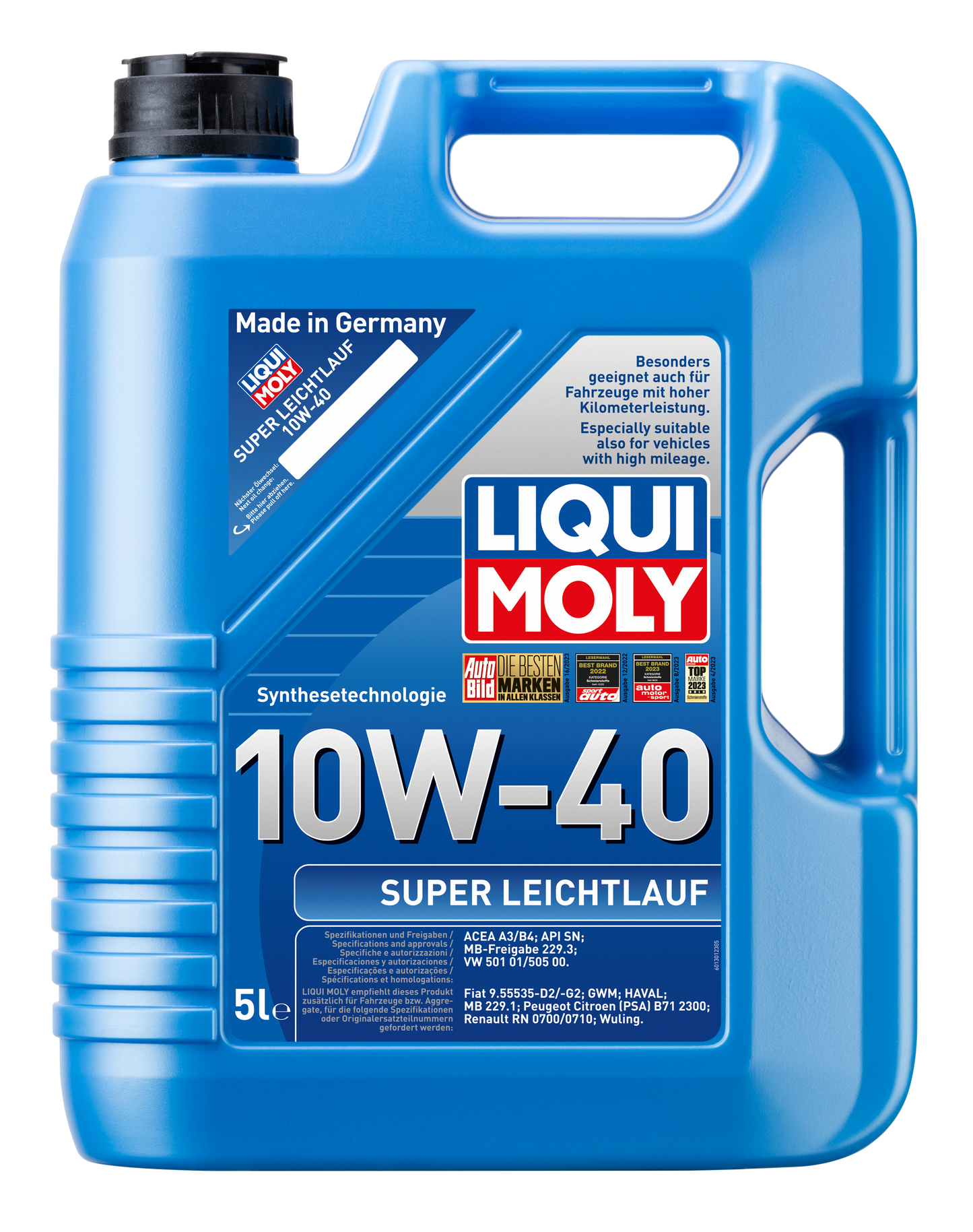 LIQUI MOLY SUPER LEICHTLAUF 10W40 ENGINE OIL